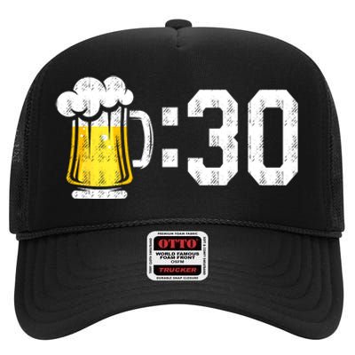 Funny Meme Beer 30 For Beer Drinkers Gift High Crown Mesh Back Trucker Hat