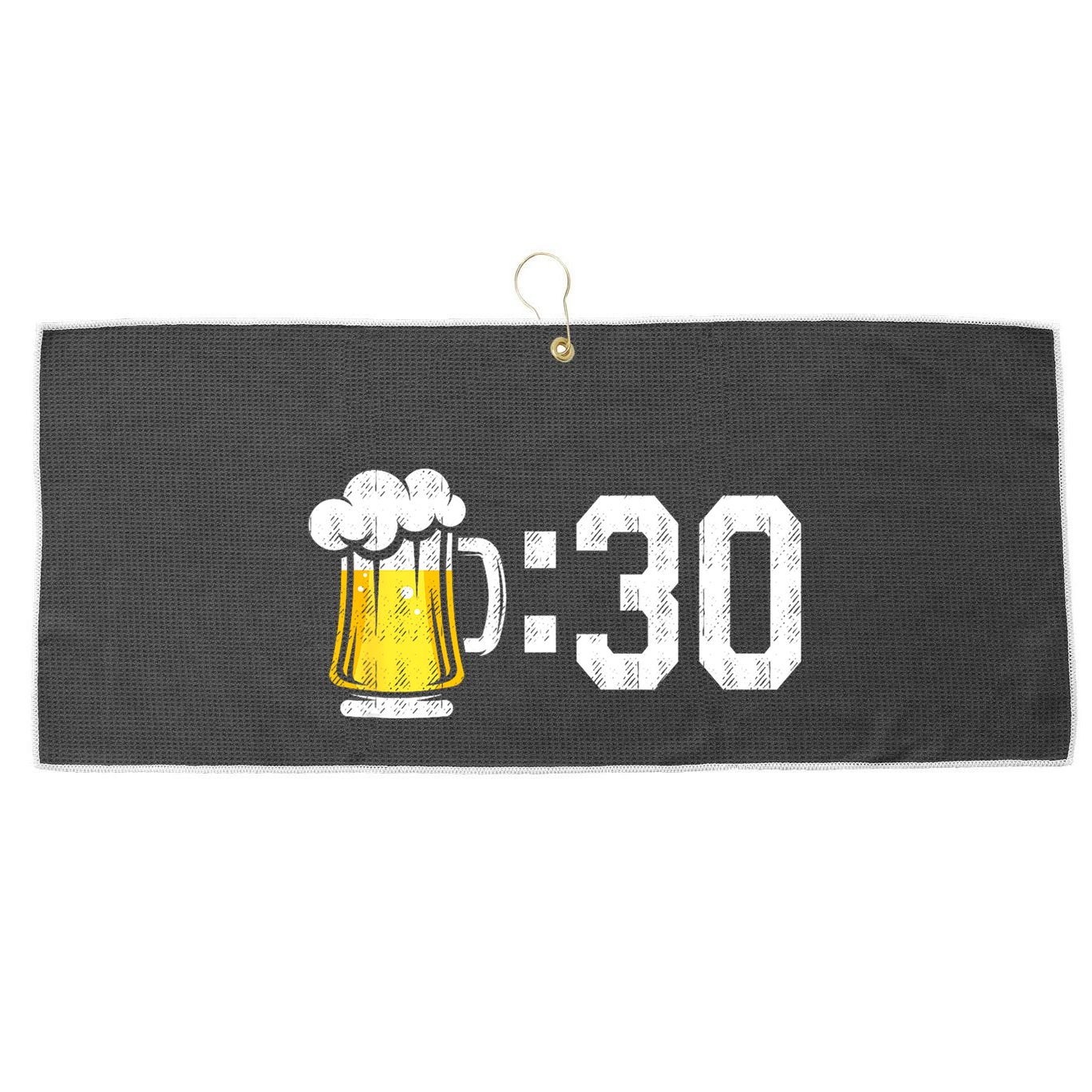 Funny Meme Beer 30 For Beer Drinkers Gift Large Microfiber Waffle Golf Towel