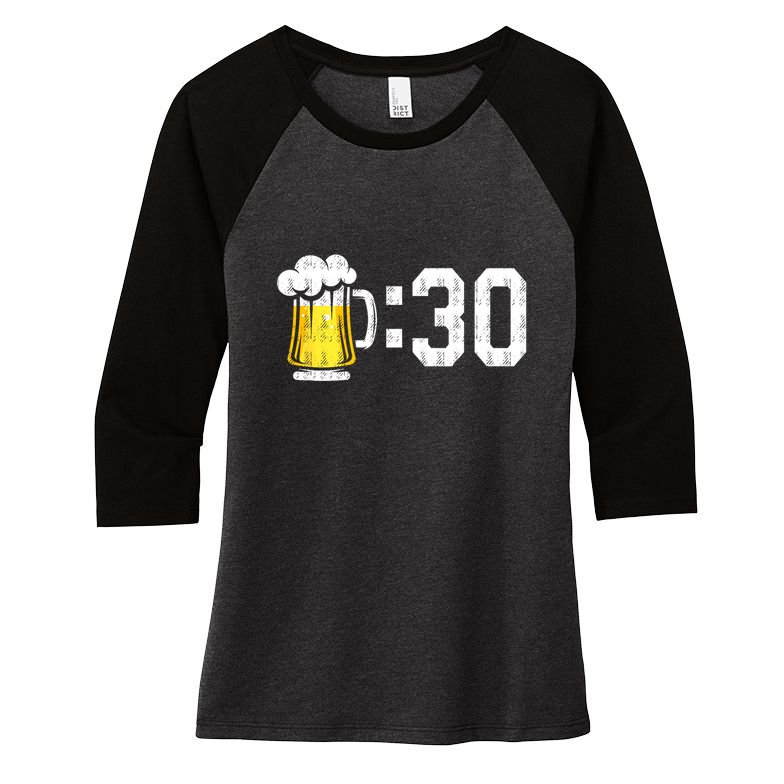 Funny Meme Beer 30 For Beer Drinkers Gift Women's Tri-Blend 3/4-Sleeve Raglan Shirt