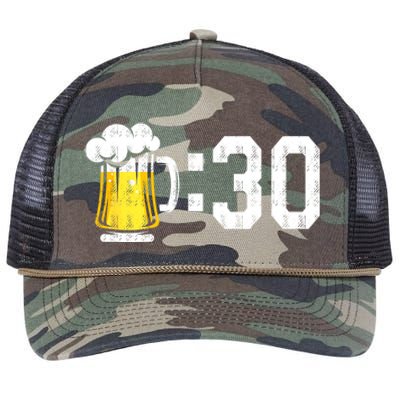 Funny Meme Beer 30 For Beer Drinkers Gift Retro Rope Trucker Hat Cap