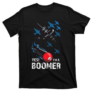 Funny Military Bomber Design For Boomers T-Shirt