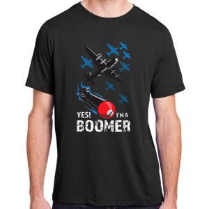 Funny Military Bomber Design For Boomers Adult ChromaSoft Performance T-Shirt