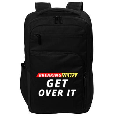 Facts Matter Breaking News, Funny Breaking News, Men & Women Impact Tech Backpack