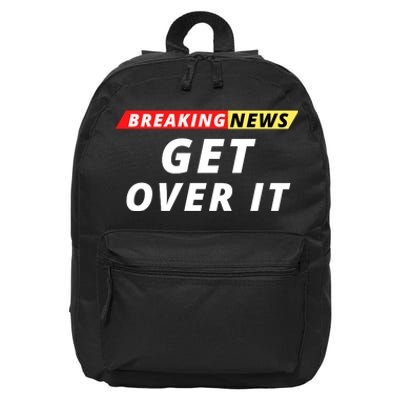 Facts Matter Breaking News, Funny Breaking News, Men & Women 16 in Basic Backpack