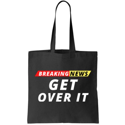 Facts Matter Breaking News, Funny Breaking News, Men & Women Tote Bag