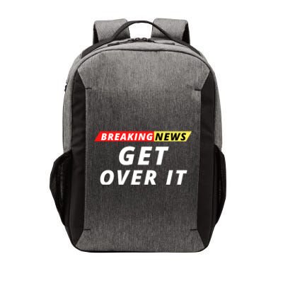 Facts Matter Breaking News, Funny Breaking News, Men & Women Vector Backpack