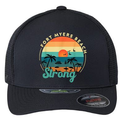 Fort Myers Beach Strong Flexfit Unipanel Trucker Cap