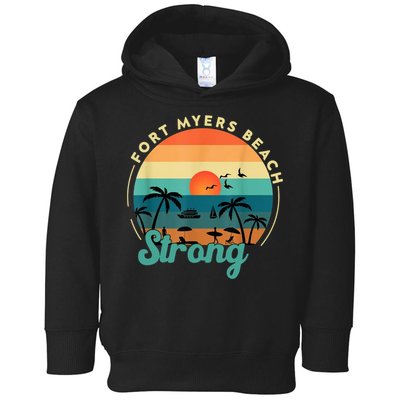 Fort Myers Beach Strong Toddler Hoodie