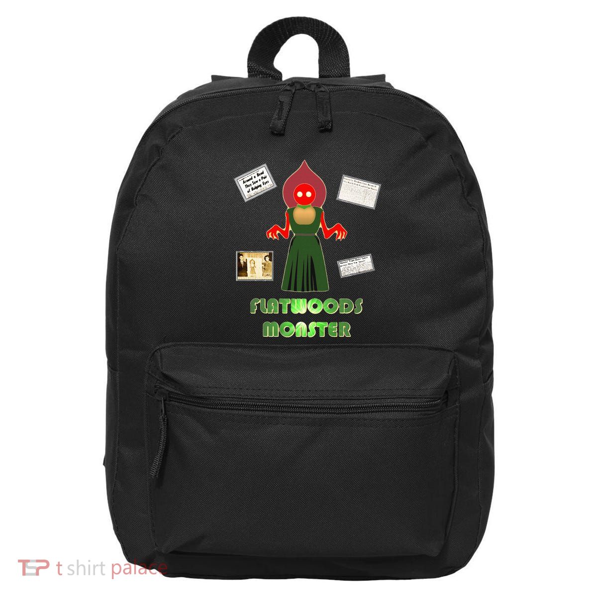 Flatwoods Monster Braxton County Horror Cryptid 16 in Basic Backpack