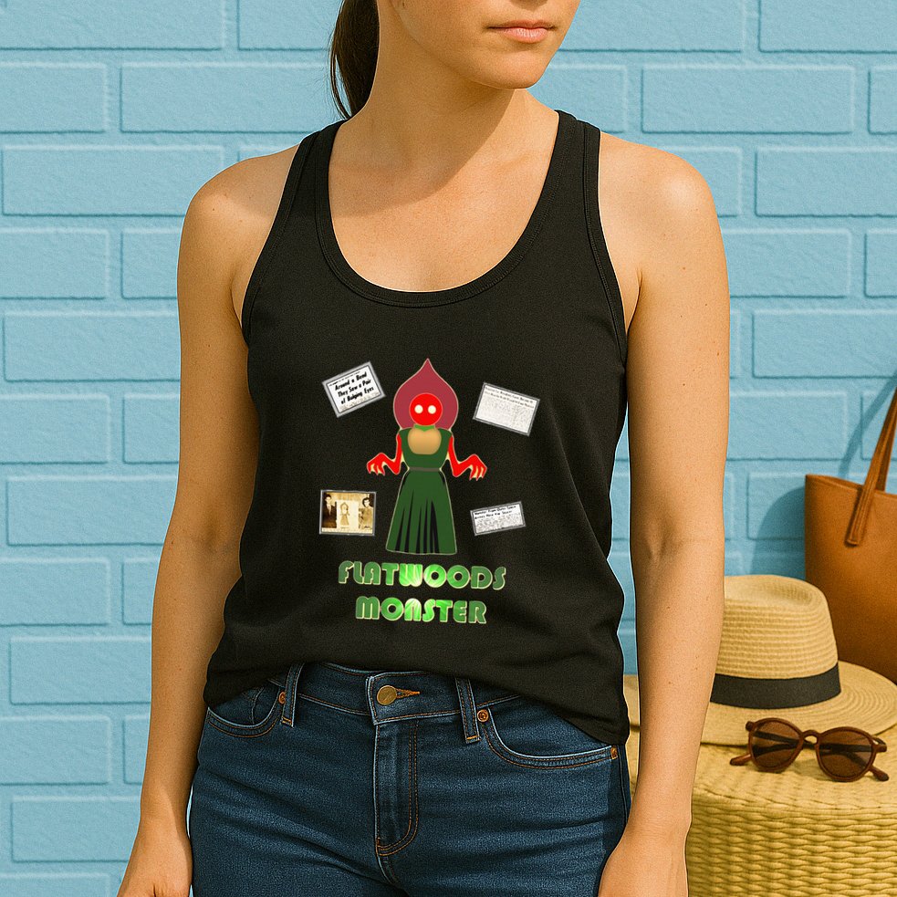 Flatwoods Monster Braxton County Horror Cryptid Womens Tank Top