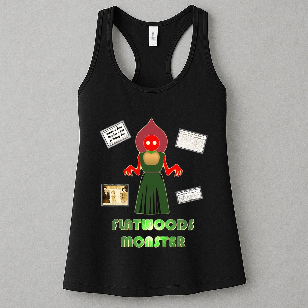 Flatwoods Monster Braxton County Horror Cryptid Womens Tank Top