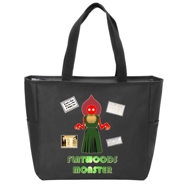 Flatwoods Monster Braxton County Horror Cryptid Zip Tote Bag