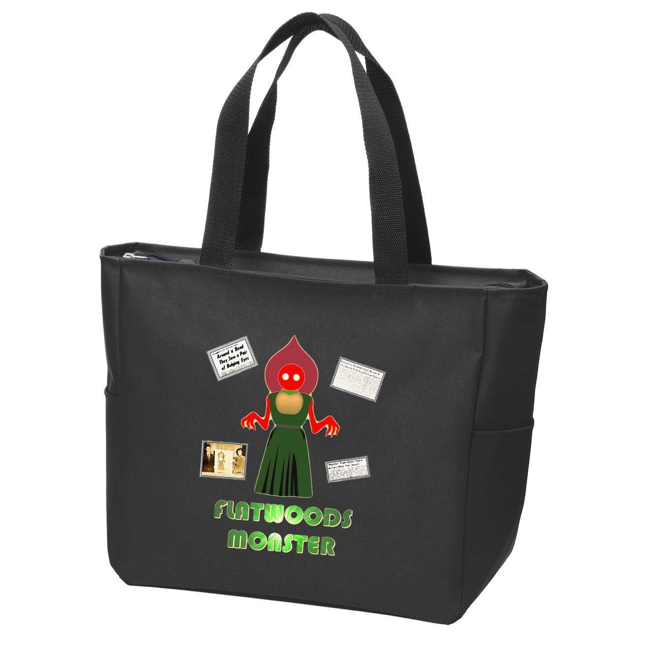 Flatwoods Monster Braxton County Horror Cryptid Zip Tote Bag