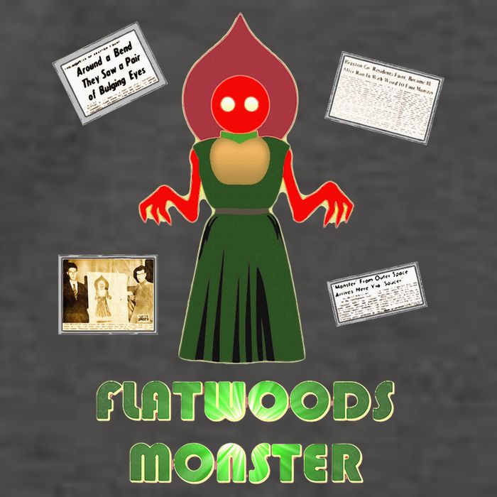 Flatwoods Monster Braxton County Horror Cryptid Vector Backpack