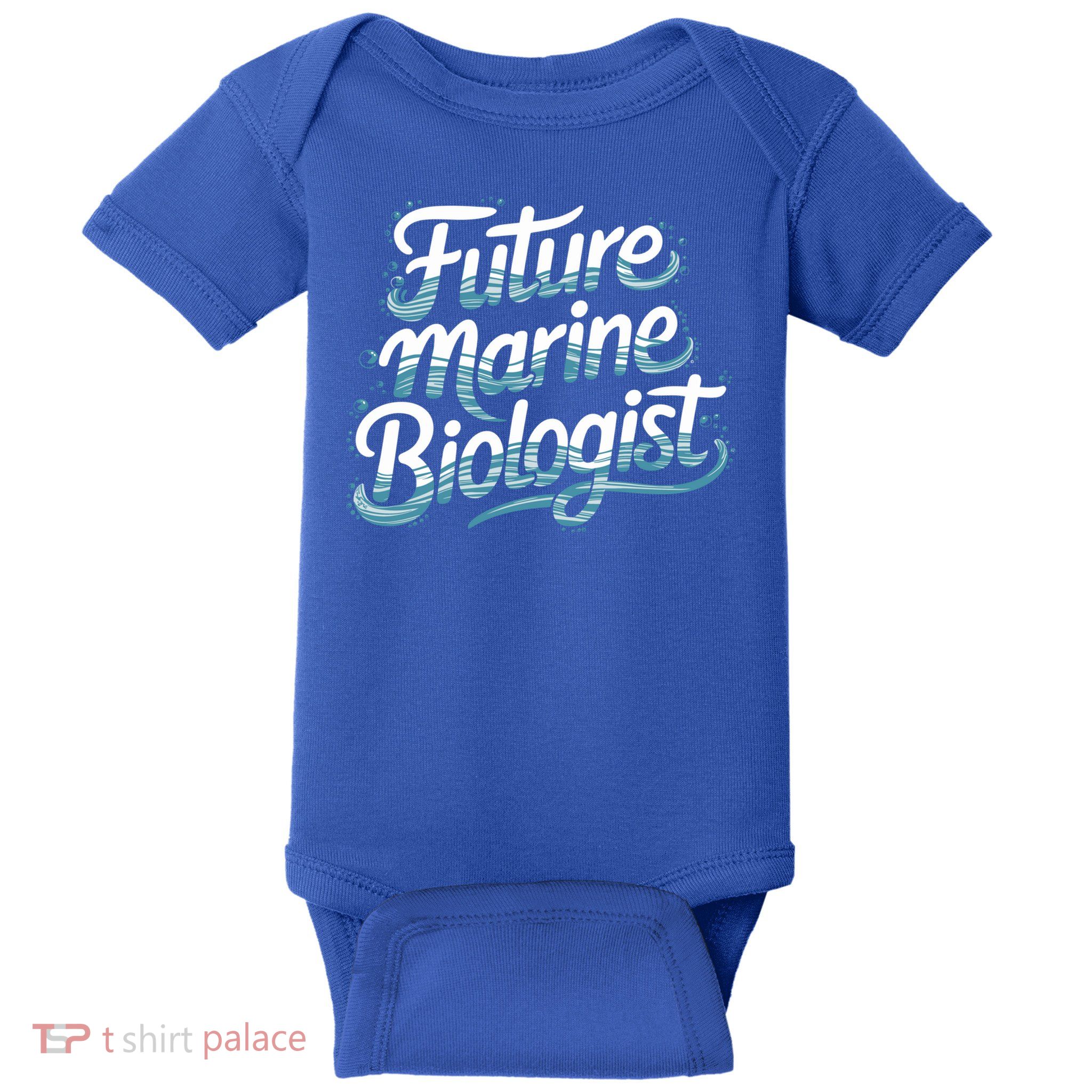 Future Marine Biologist Ocean Student Biology  Baby Bodysuit