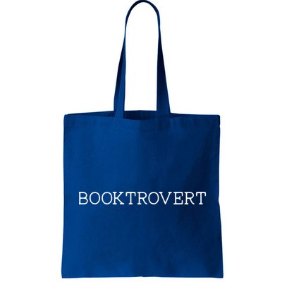 Funny Minimalist Booktrovert For Book Lover Librarian Cool Gift Bag