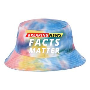 Facts Matter Breaking News, Funny Breaking News, Men & Women Tie Dye Newport Bucket Hat