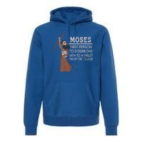 Faith Moses Bible Verse Funny Christian Gift Prayer Gift Premium Hoodie