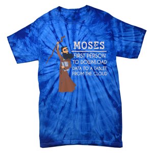 Faith Moses Bible Verse Funny Christian Gift Prayer Gift Tie-Dye T-Shirt