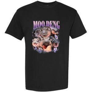 Funny Moodeng Baby Pygmy Hippo Cute Zoo For Family Moo Deng Lovers Garment-Dyed Heavyweight T-Shirt