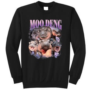 Funny Moodeng Baby Pygmy Hippo Cute Zoo For Family Moo Deng Lovers Sweatshirt