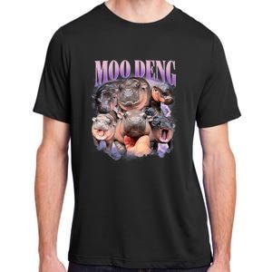 Funny Moodeng Baby Pygmy Hippo Cute Zoo For Family Moo Deng Lovers Adult ChromaSoft Performance T-Shirt