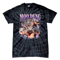 Funny Moodeng Baby Pygmy Hippo Cute Zoo For Family Moo Deng Lovers Tie-Dye T-Shirt