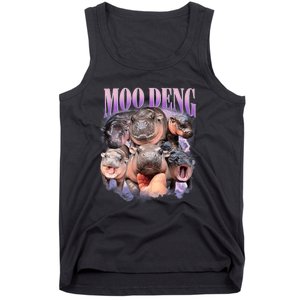 Funny Moodeng Baby Pygmy Hippo Cute Zoo For Family Moo Deng Lovers Tank Top