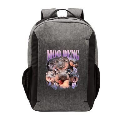 Funny Moodeng Baby Pygmy Hippo Cute Zoo For Family Moo Deng Lovers Vector Backpack
