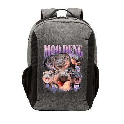 Funny Moodeng Baby Pygmy Hippo Cute Zoo For Family Moo Deng Lovers Vector Backpack