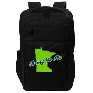 Funny Meme Bring Ya Ass Humor Impact Tech Backpack