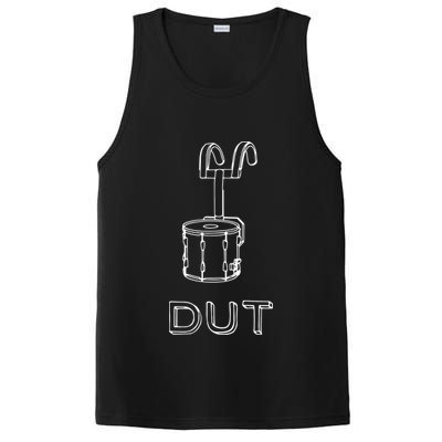 Funny Marching Band Drum Line DUT Snare Drummer PosiCharge Competitor Tank