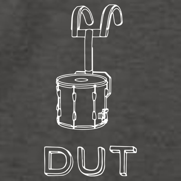 Funny Marching Band Drum Line DUT Snare Drummer Vector Backpack