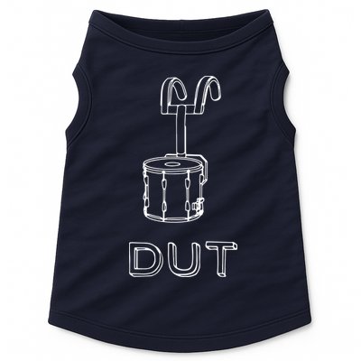 Funny Marching Band Drum Line DUT Snare Drummer Doggie Tank
