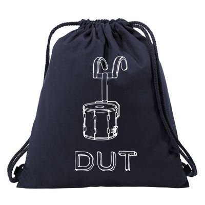 Funny Marching Band Drum Line DUT Snare Drummer Drawstring Bag