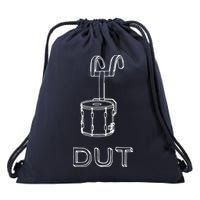 Funny Marching Band Drum Line DUT Snare Drummer Drawstring Bag