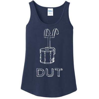 Funny Marching Band Drum Line DUT Snare Drummer Ladies Essential Tank