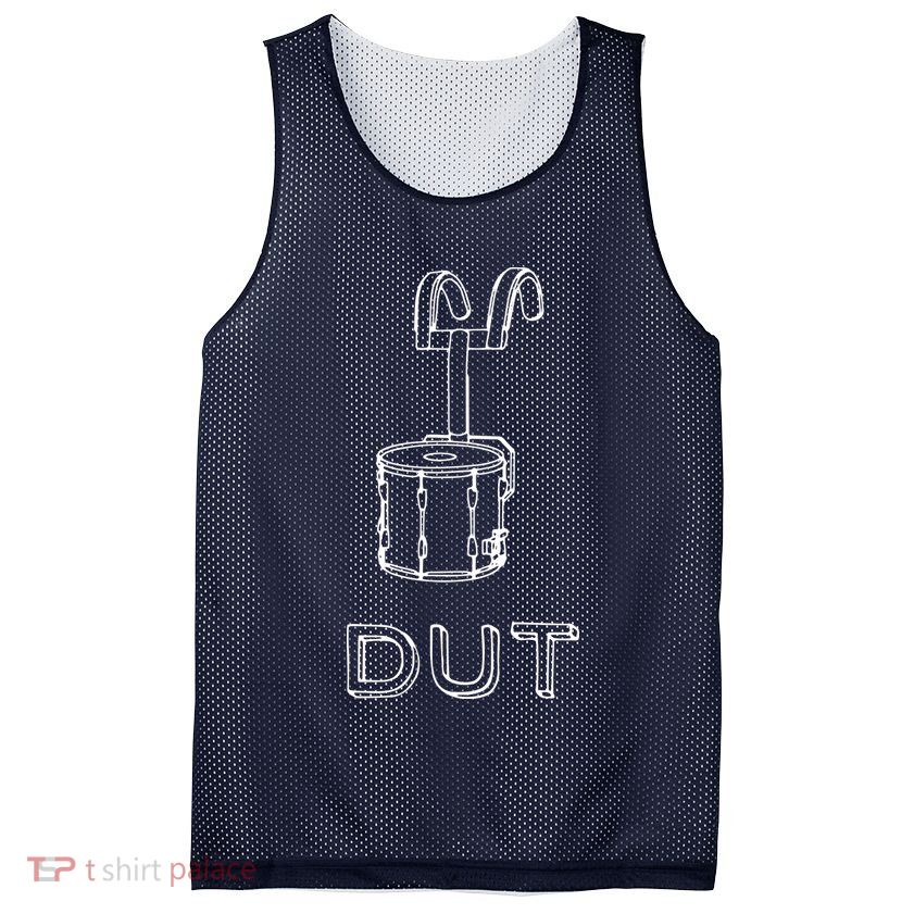 Funny Marching Band Drum Line DUT Snare Drummer Mesh Reversible Basketball Jersey Tank