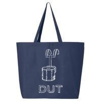 Funny Marching Band Drum Line DUT Snare Drummer 25L Jumbo Tote
