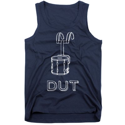 Funny Marching Band Drum Line DUT Snare Drummer Tank Top
