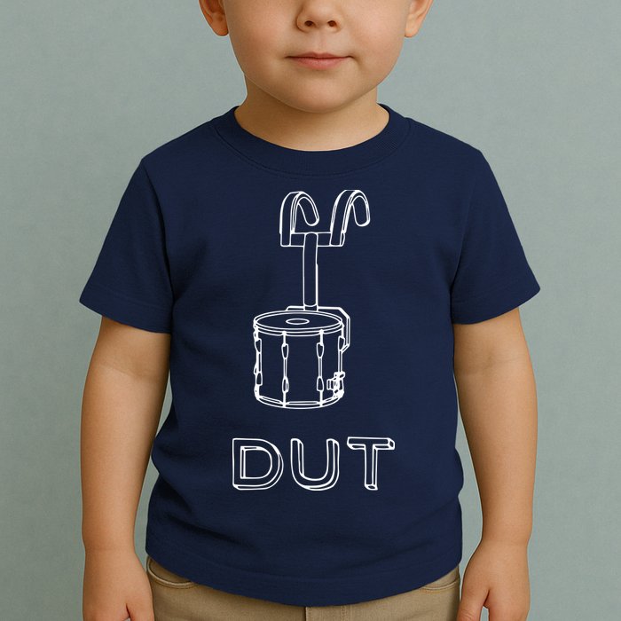 Funny Marching Band Drum Line DUT Snare Drummer Toddler T-Shirt