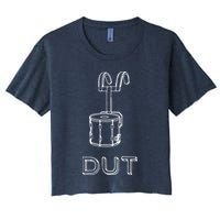 Funny Marching Band Drum Line DUT Snare Drummer Crop Top