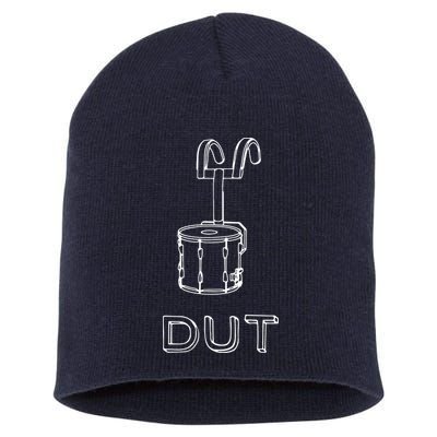 Funny Marching Band Drum Line DUT Snare Drummer Short Acrylic Beanie