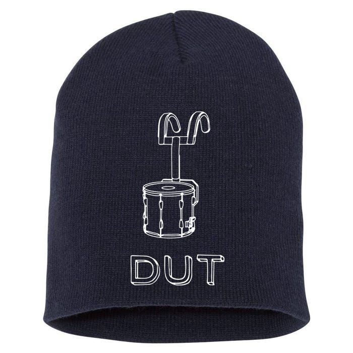 Funny Marching Band Drum Line DUT Snare Drummer Short Acrylic Beanie