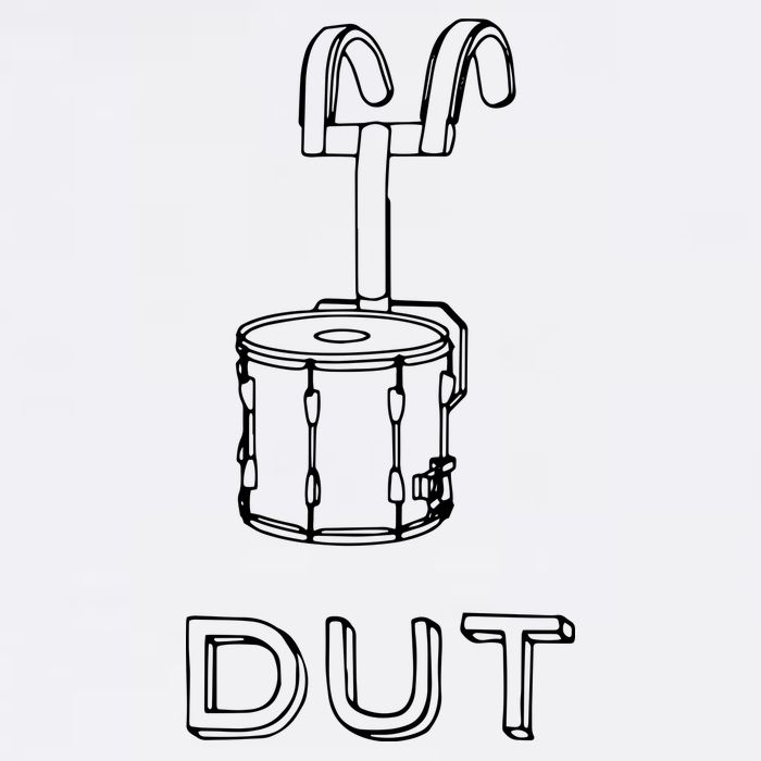 Funny Marching Band Drum Line DUT Snare Drummer Garment-Dyed Sweatshirt