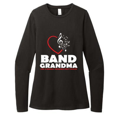 Funny Marching Band Grandma Music Lover Percussion Mom Gift Womens CVC Long Sleeve Shirt