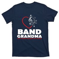 Funny Marching Band Grandma Music Lover Percussion Mom Gift T-Shirt