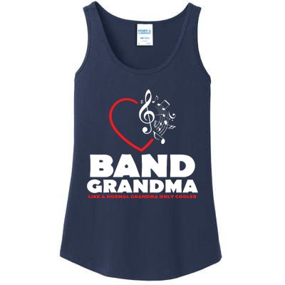 Funny Marching Band Grandma Music Lover Percussion Mom Gift Ladies Essential Tank