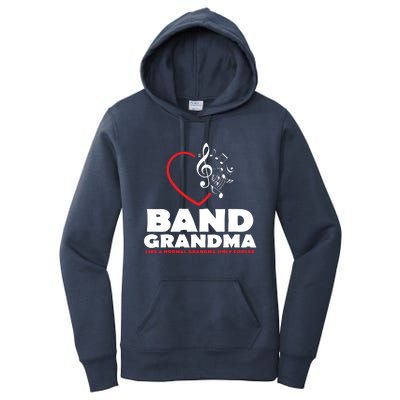 Funny Marching Band Grandma Music Lover Percussion Mom Gift Women's Pullover Hoodie