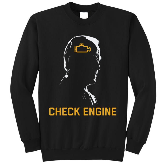 Funny Meme Biden Check Engine Light Anti Biden Sweatshirt